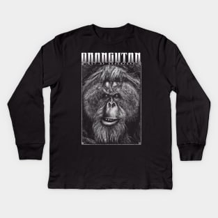 Orangutan Kids Long Sleeve T-Shirt